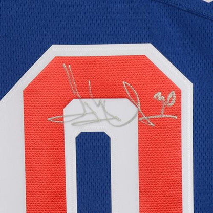 Henrik Lundqvist Autographed New York Rangers (Blue #30) Fanatics Breakaway Jersey - JSA