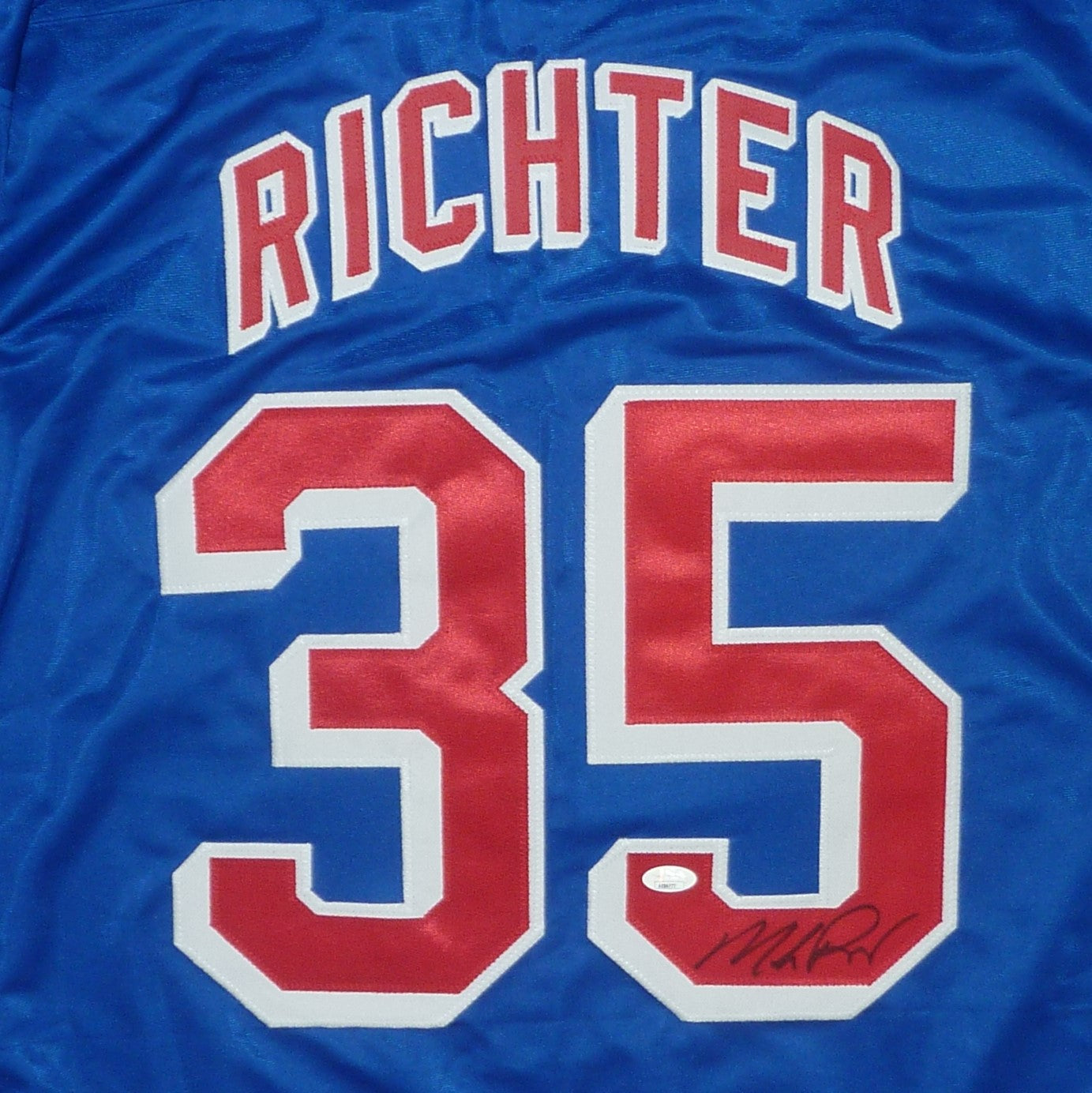 Autographed/Signed Mike Richter New York White Hockey Jersey PSA/DNA COA