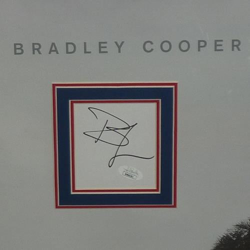 American Sniper Full-Size Movie Poster Deluxe Framed with Bradley Cooper And Sienna Miller Autographs - JSA