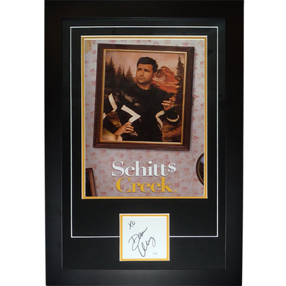 Schitt's Creek 11x17 TV Poster Deluxe Framed with Daniel Levy Autograph - JSA