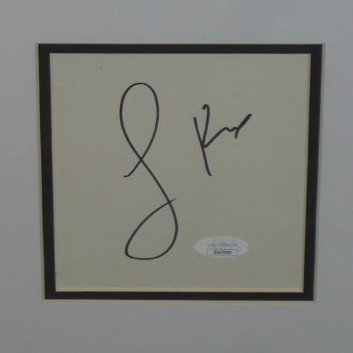 Django Unchained Large Movie Poster Deluxe Framed with Jamie Foxx Autograph - JSA