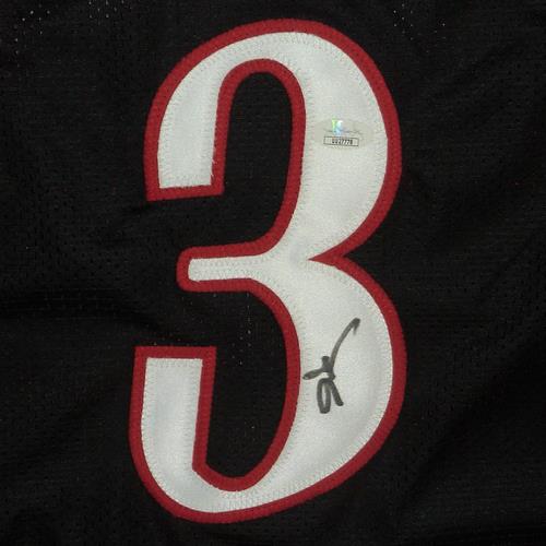 Allen Iverson Autographed Philadelphia (Black #3) Custom Basketball Jersey - JSA