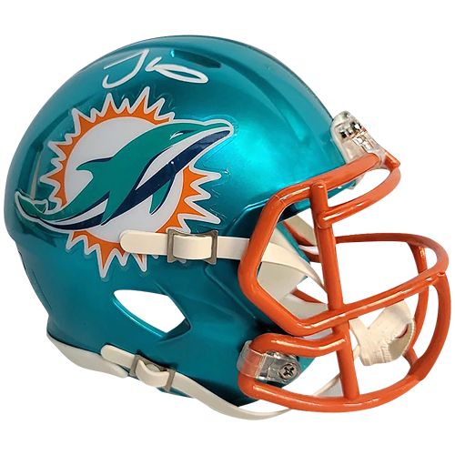 Tyreek Hill Autographed Miami Dolphins (Flash Alternate) Mini Helmet - Beckett