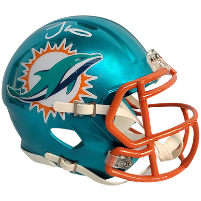 Tyreek Hill Autographed Miami Dolphins (Flash Alternate) Mini Helmet - Beckett