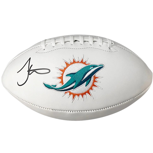 Tyreek Hill Autographed Miami Dolphins Logo Football - BAS