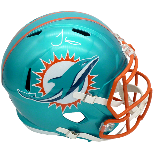 Tyreek Hill Autographed Miami Dolphins (FLASH Alternate) Deluxe Full-Size Replica Helmet - BAS