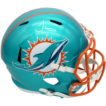 Tyreek Hill Autographed Miami Dolphins (FLASH Alternate) Deluxe Full-Size Replica Helmet - BAS