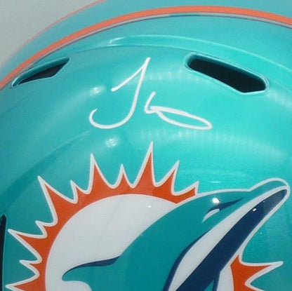 Tyreek Hill Autographed Miami Dolphins (FLASH Alternate) Deluxe Full-Size Replica Helmet - BAS