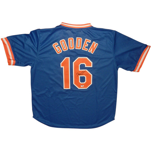 Dwight Gooden Autographed New York (Blue #16) Custom Baseball Jersey - –  Palm Beach Autographs LLC