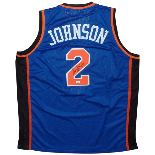 Vintage Larry Johnson 2 NY Knicks Basketball Jersey by 