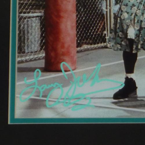 Larry Johnson Autographed Family Matters with Steve Urkel Deluxe Framed 11x14 Photo w/ Grandmama - JSA