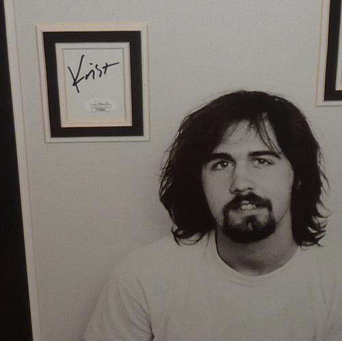 Nirvana Band Full-Size Music Poster Deluxe Framed with Dave Grohl And Krist Novoselic Autographs - JSA