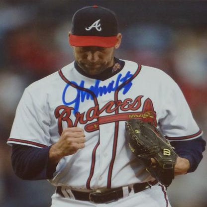 John Smoltz Autographed Altanta Braves Deluxe Framed 8x10 Photo - Radtke