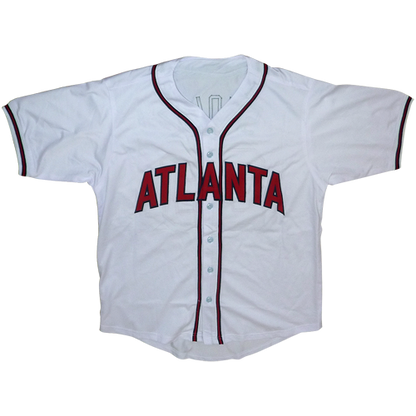 John Smoltz Autographed Atlanta (White #29) Custom Jersey - Radtke