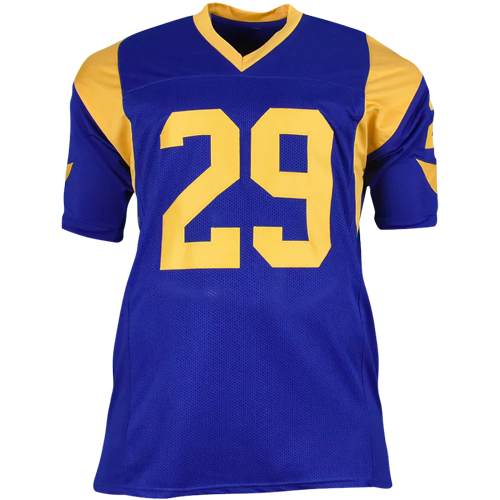 Eric Dickerson Autographed Los Angeles Rams Blue 29 Custom