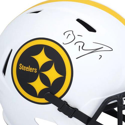 Ben Roethlisberger Autographed Pittsburgh Steelers (LUNAR Alternate) Deluxe Full-Size Replica Helmet - Fanatics
