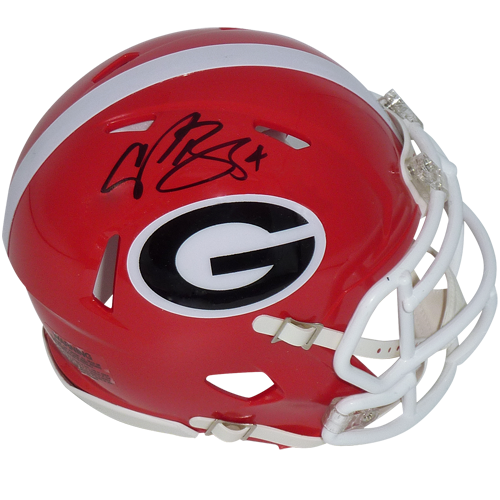 Champ Bailey Autographed Georgia Bulldogs Mini Helmet - Beckett