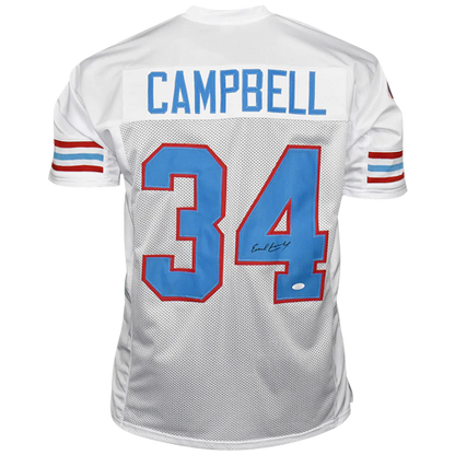 EARL CAMPBELL AUTOGRAPHED HOUSTON OILERS JERSEY AASH