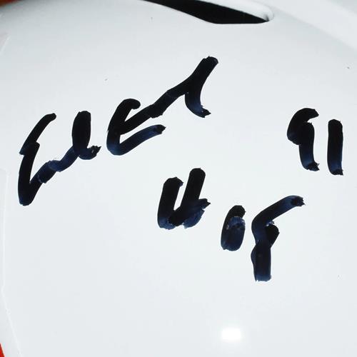 Earl Campbell Autographed Houston Oilers (Throwback) Deluxe Full-Size Replica Helmet w/ HOF - JSA