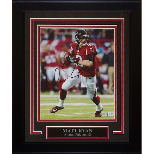 Matt Ryan Autographed Atlanta Falcons Framed 8x10 Photo - Beckett