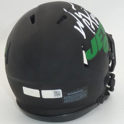 Wayne Chrebet Autographed New York Jets (ECLIPSE) Mini Helmet - JSA