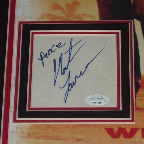 Bad Boys Full-Size Movie Poster Deluxe Framed with Will Smith And Martin Lawrence Autographs - JSA