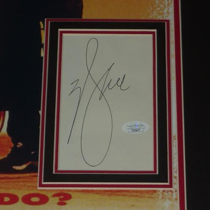Bad Boys Full-Size Movie Poster Deluxe Framed with Will Smith And Martin Lawrence Autographs - JSA