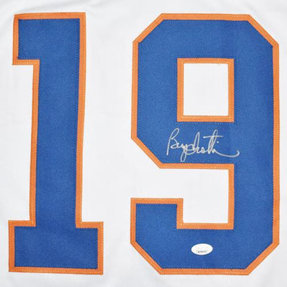 Bryan Trottier Autographed New York (White #19) Custom Hockey Jersey - JSA