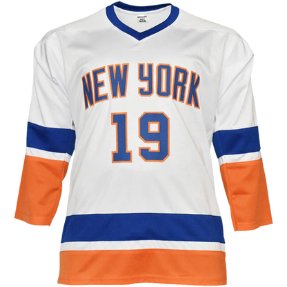 Bryan Trottier Signed New York Islanders Captain Jersey Inscribed