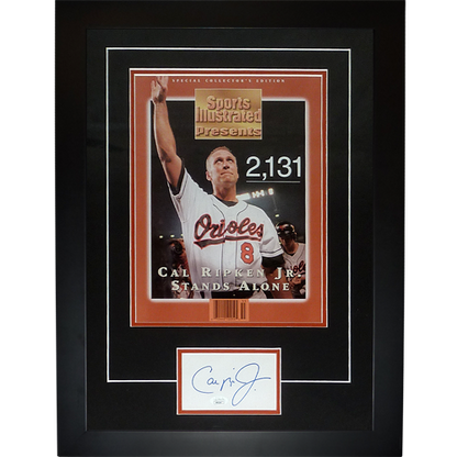 autographed cal ripken jersey