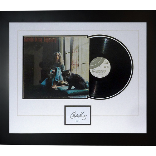 Carole King Autograph Deluxe Framed with Tapestry Record Album - JSA