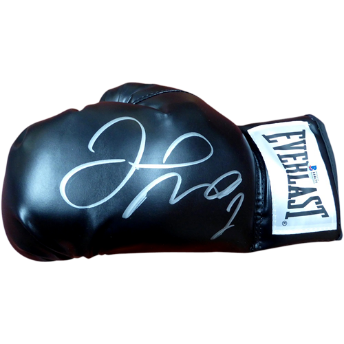 Floyd Mayweather Autographed Everlast (Black) Boxing Glove – JSA