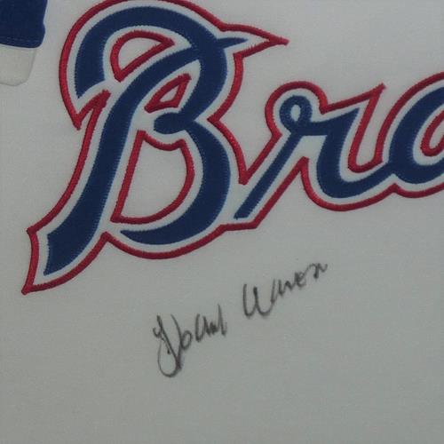 Hank Aaron Autographed Atlanta Braves (White #44) Deluxe Framed Jersey –  Palm Beach Autographs LLC