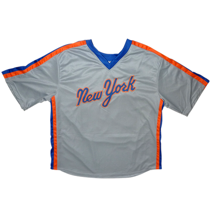 Howard Johnson Autographed New York (Grey #20) Stitched Jersey - JSA
