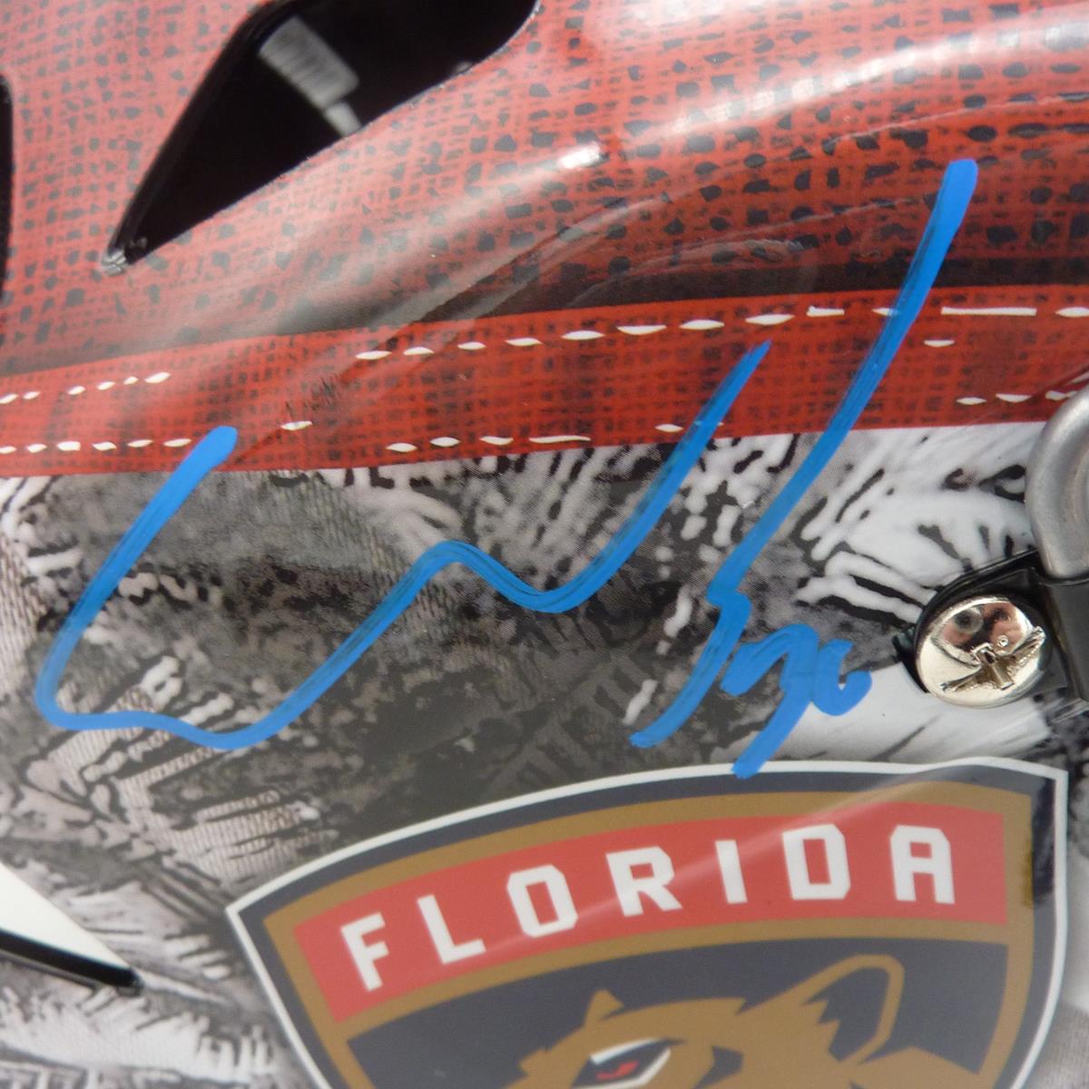 Spencer Knight Autographed Florida Panthers Full-Size Goalie Mask - Fanatics
