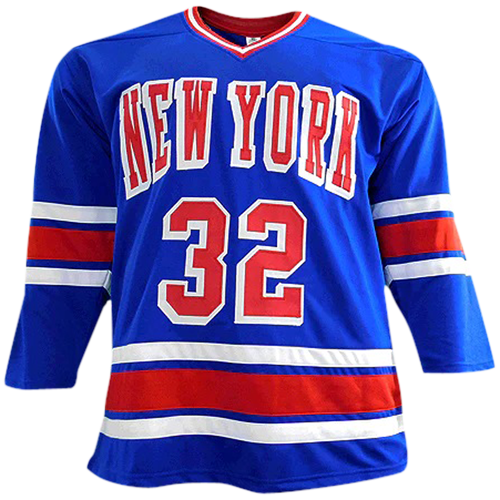 Stephane Matteau Autographed New York (Blue #32) Hockey Jersey - JSA