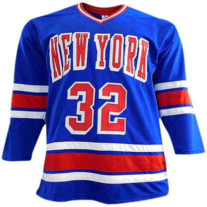Stephane Matteau Autographed New York (Blue #32) Custom Jersey w/ 94' Cup - JSA