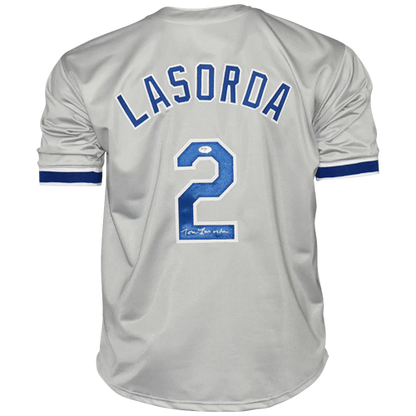 Tommy Lasorda Autographed Los Angeles Dodgers (Grey #2) Stitched Jerse –  Palm Beach Autographs LLC