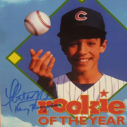 Thomas Ian Nicholas Autographed Rookie of the Year Deluxe Framed 11x17 Movie Poster w/ Henry Rowengartner - Schwartz