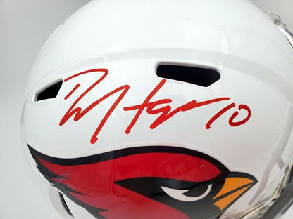 DeAndre Hopkins Autographed Arizona Cardinals Deluxe Full-Size Replica Helmet - Beckett