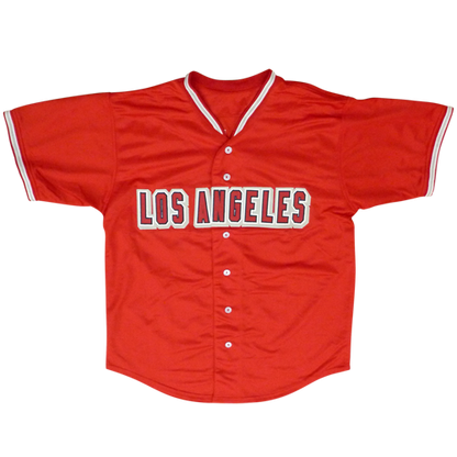 Vladimir Guerrero Sr. Autographed Los Angeles (Red #27) Custom Jersey - Beckett