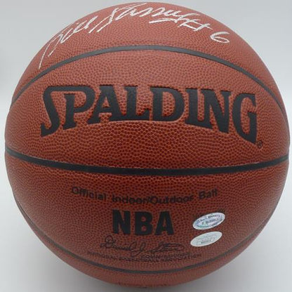 Bill Russell Autographed NBA Basketball - JSA And Russell Holo