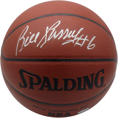 Bill Russell Autographed NBA Basketball - JSA And Russell Holo