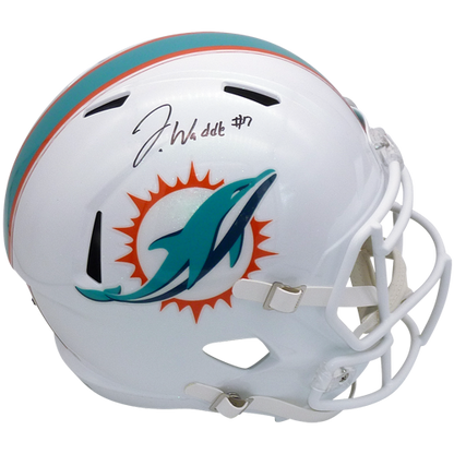 Jaylen Waddle Autographed Miami Dolphins (Speed) Deluxe Full-Size Replica Helmet - Fanatics