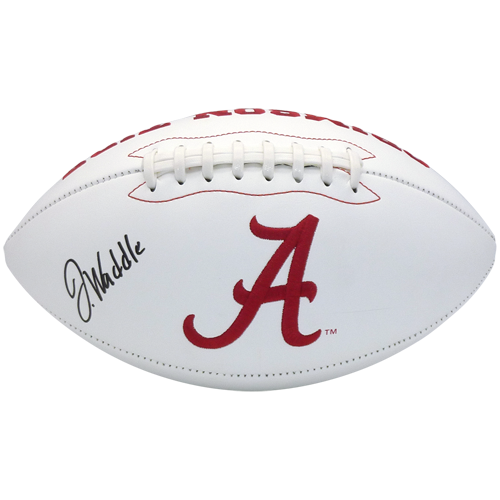Jaylen Waddle Autographed Alabama Crimson Tide Logo Football - Fanatics