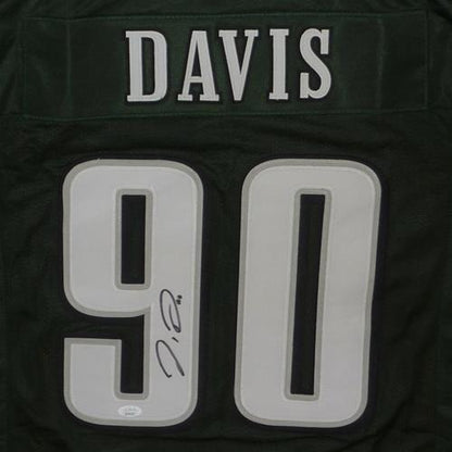 Jordan Davis Autographed Philadelphia (Green #90) Custom Jersey - Beckett