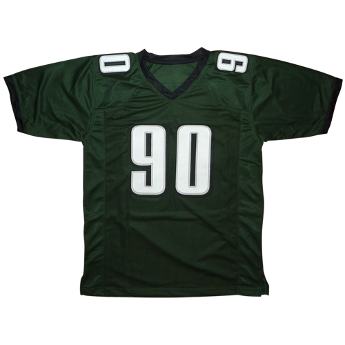 Jordan Davis Autographed Philadelphia (Green #90) Custom Jersey - Beckett