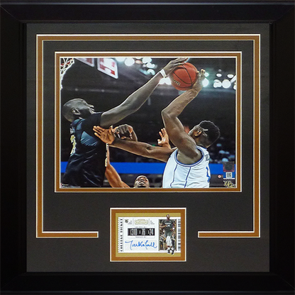 Tacko Fall Autographed UCF Golden Knights Signature Series Card Frame