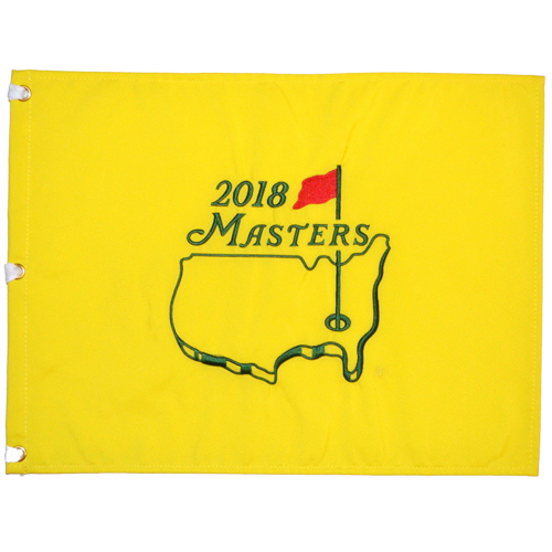 2018 Masters Embroidered Golf Pin Flag - Patrick Reed Champion