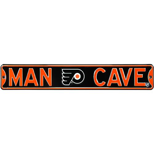 Philadelphia Flyers "MAN CAVE" Authentic Street Sign